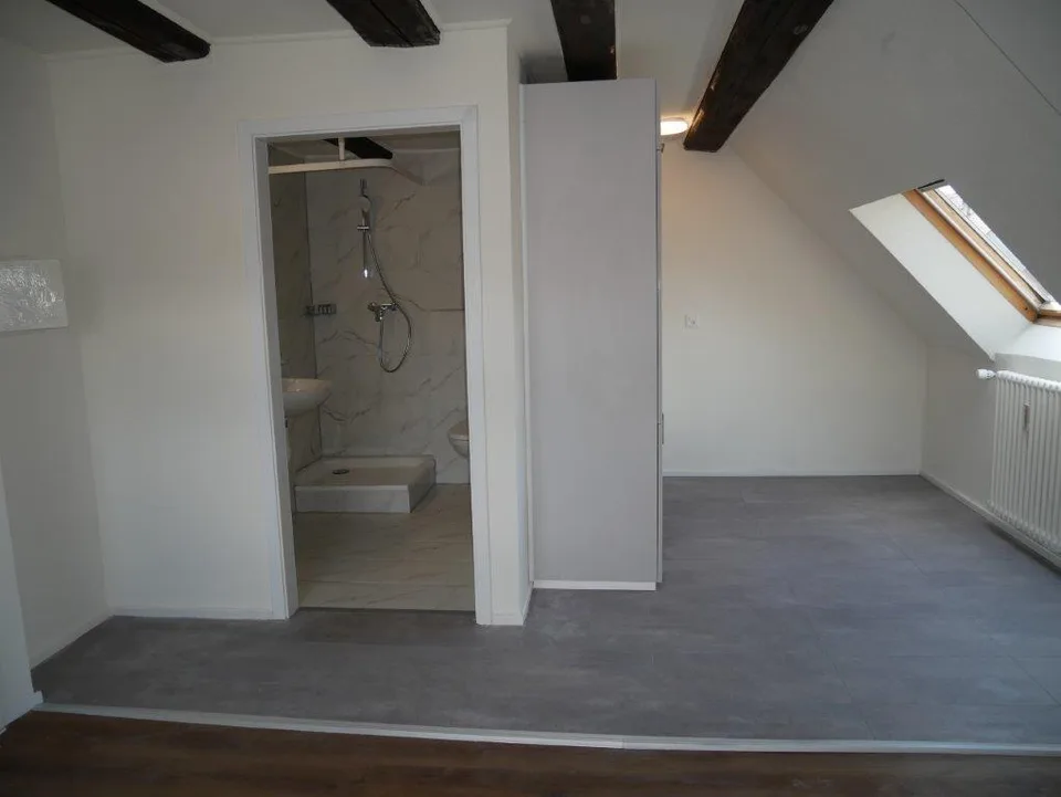Studiolo moderno e accogliente di 1 camera all'ultimo piano a Diessenhofen