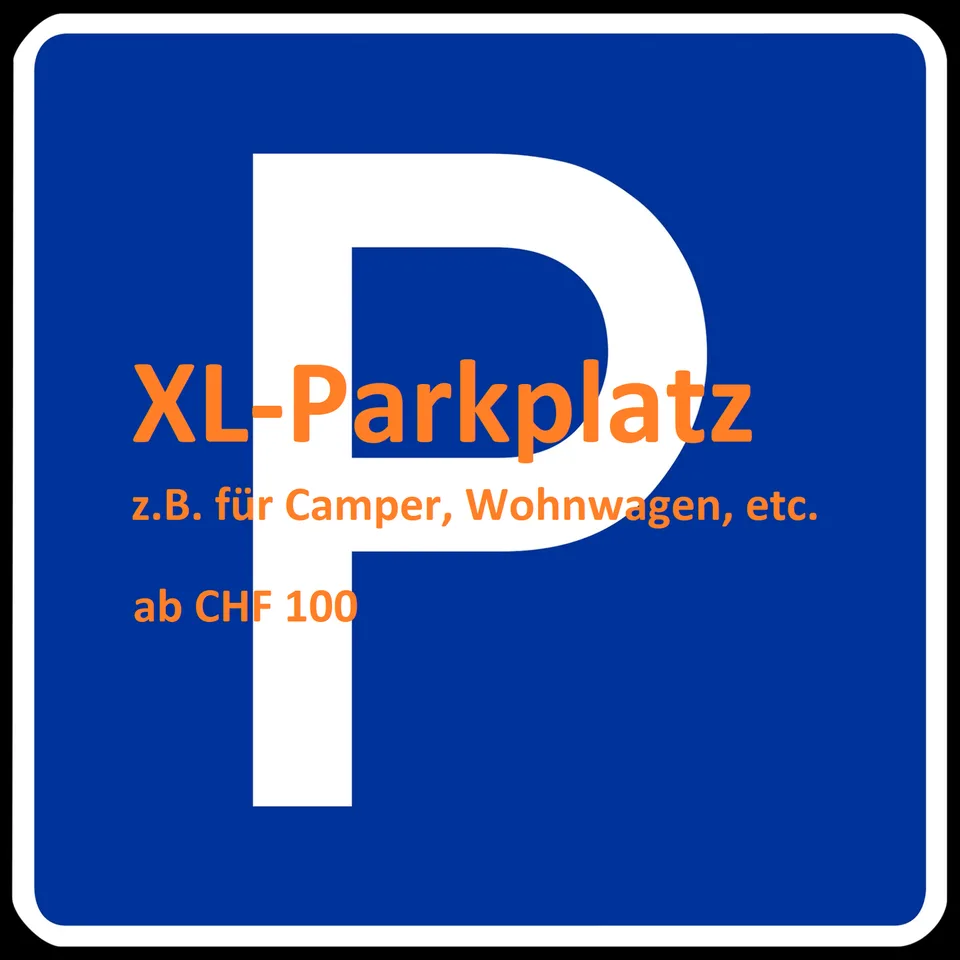 Grosszügige Abstellplätze für Fahrzeuge z.B. Wohnmobile/Camper/Autos/Anhänger/etc.