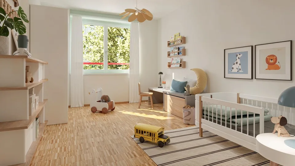 Charmante 1.5-Zimmer-Maisonette mit Sitzplatz im VoltaNord – Foto 11 von 12