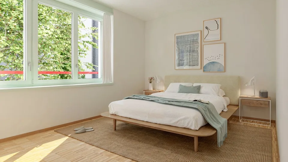 Charmante 1.5-Zimmer-Maisonette mit Sitzplatz im VoltaNord – Foto 10 von 12