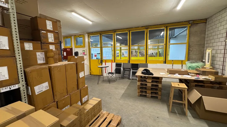 Espace de stockage central dans la zone industrielle de Burgdorf