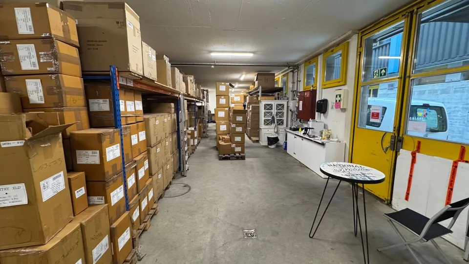 Espace de stockage central dans la zone industrielle de Burgdorf