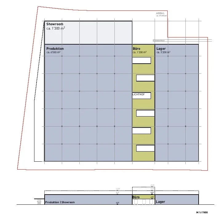 Ultimo spazio Magnet Areal Baufeld C: 18'000 m² di terreno sufficiente per i vostri obiettivi