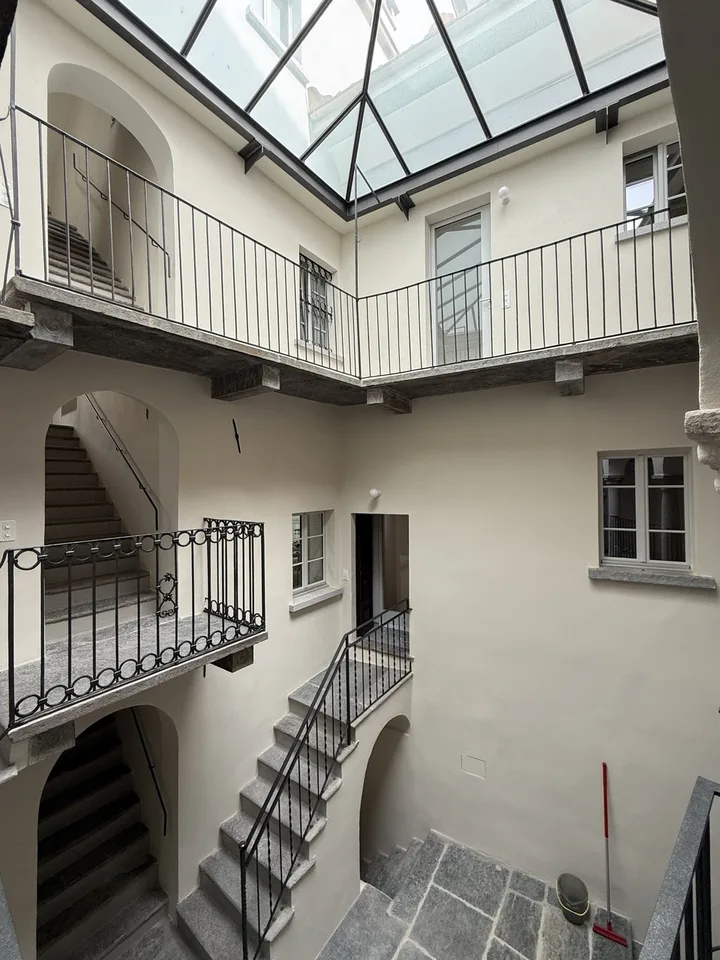Affittasi monolocale mansardato in centro Locarno