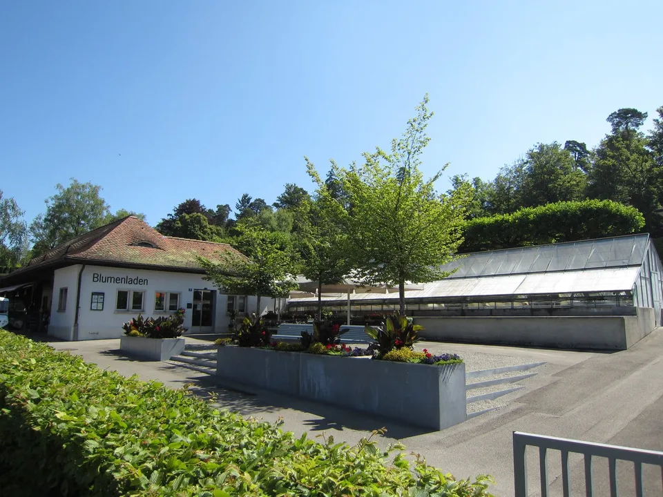 Magasin de fleurs au cimetière de Rosenberg à Winterthur - offre de nombreuses opportunités