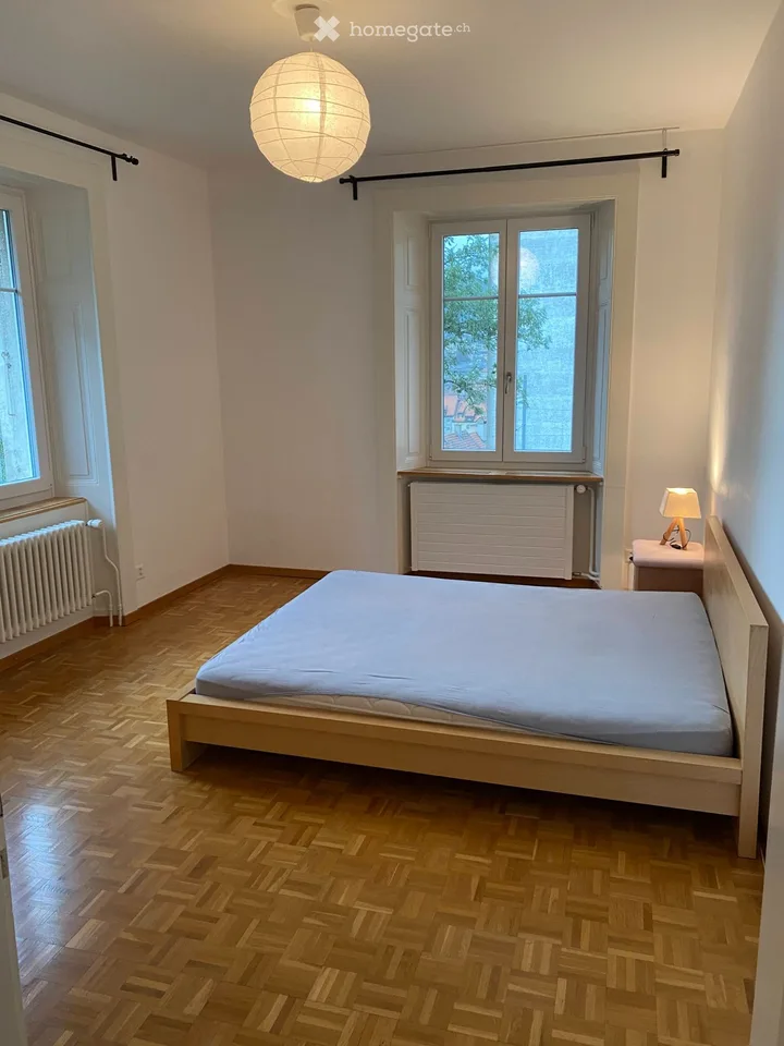 Großes Zimmer in einer 4-Zimmer-WG/5 Personen/2 Badezimmer.