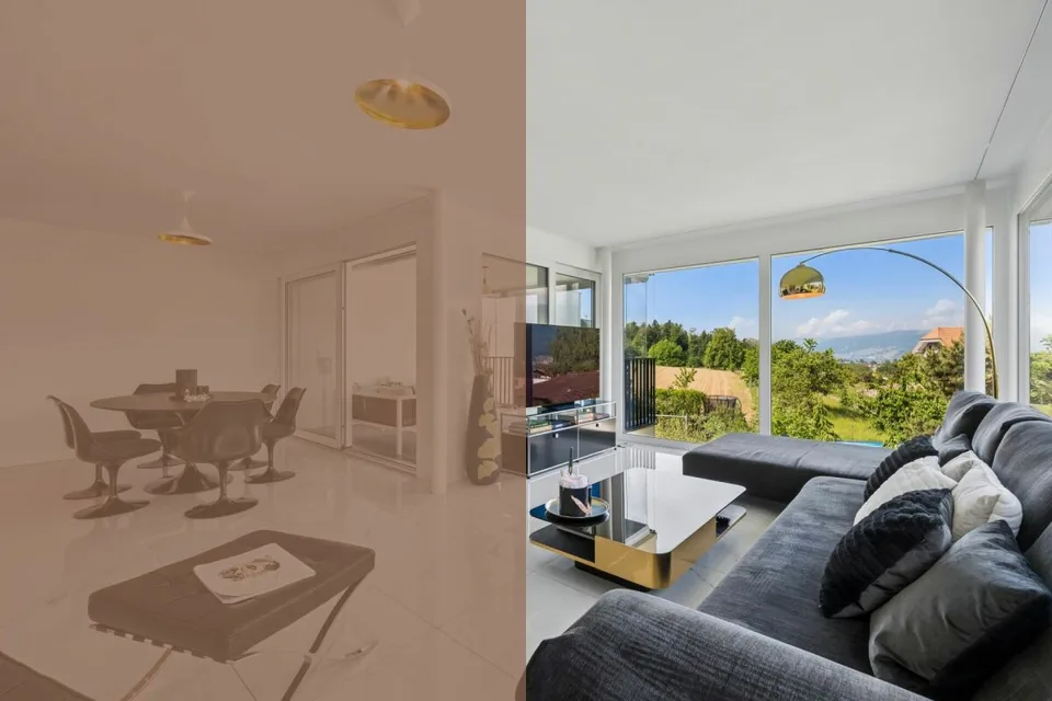Stilvolle Etagenwohnung mit sonnigem Balkon und Weitblick