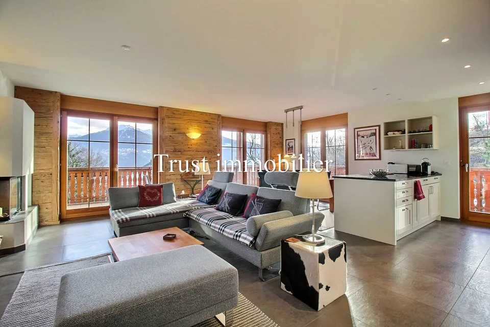 4024. Exclusivité. Superbe appartement de montagne