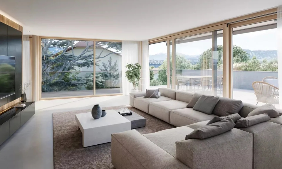Bellissima villa moderna su un piano vicino al lago a Tannay