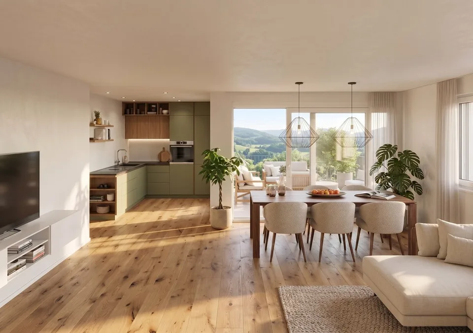 LETZTE WOHNUNG - Casa Giardino | 3.5-Zimmer Attikawohnung 3.1 | Attika Südost
