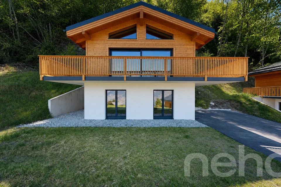 Exklusiv: Freistehendes Chalet aus dem Jahr 2024 in den Höhen von Saxon – Foto 12 von 19