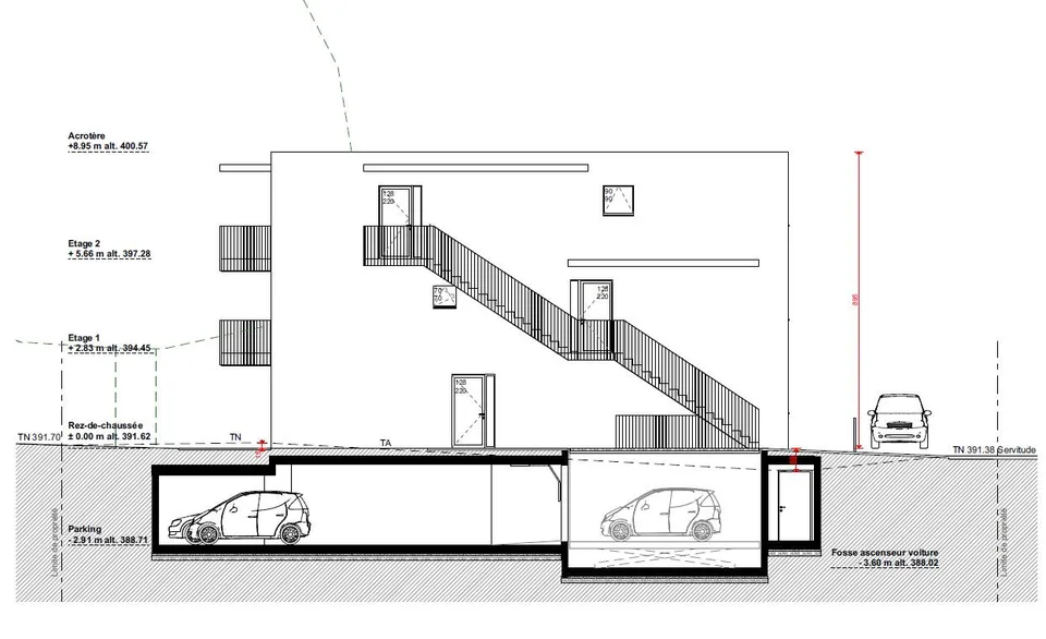 Résidence du Cèdre Lot 3: 4,5 Zimmer von hohem Standard mit 2 Balkonen – Foto 11 von 13