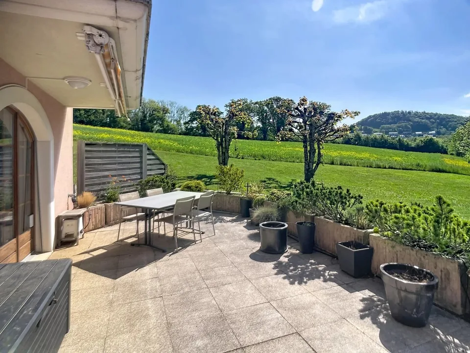 Zweieinhalb-Zimmer-Wohnung mit 38 m2 Terrasse mit Seeblick