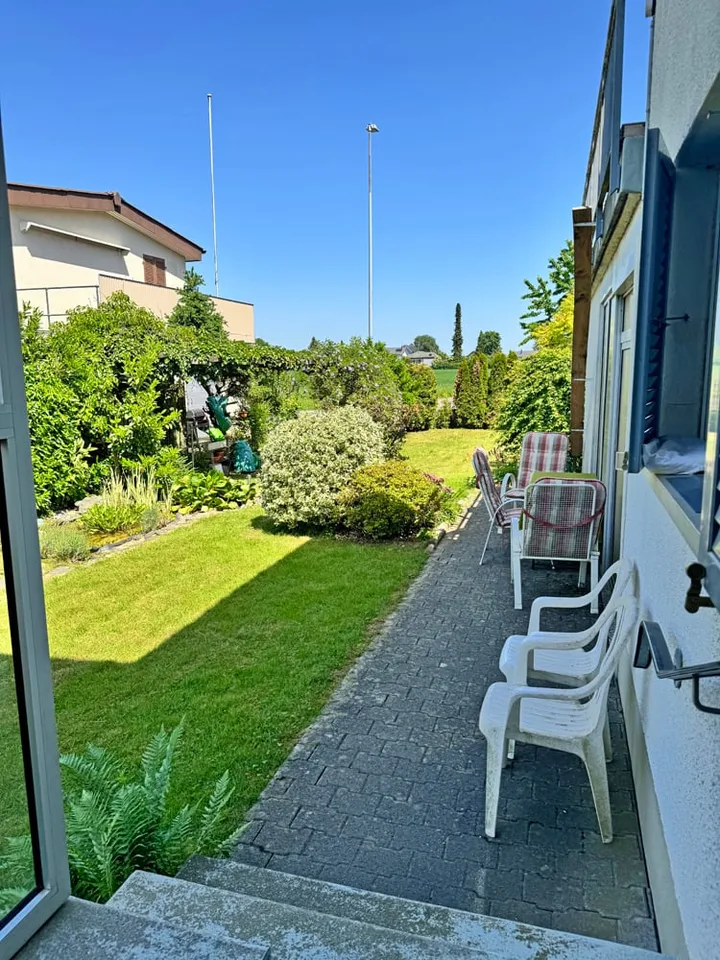 ...das schmucke Zuhause mit grossem Garten...