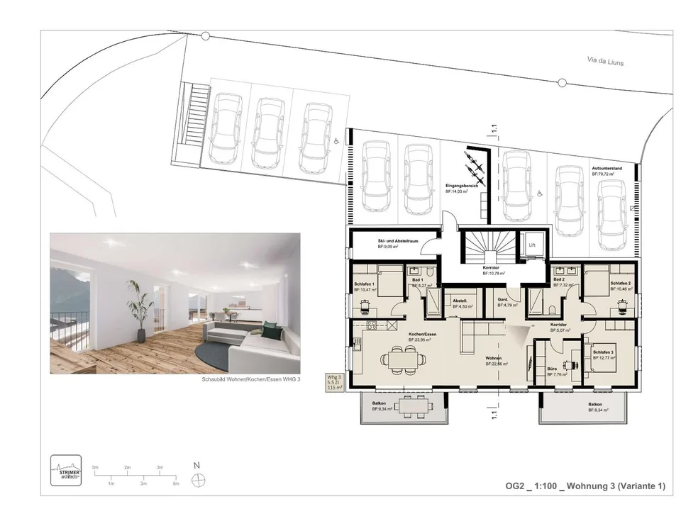 * Reserviert * Moderne 2.5-Zimmer-Dachwohnung – Foto 9 von 12