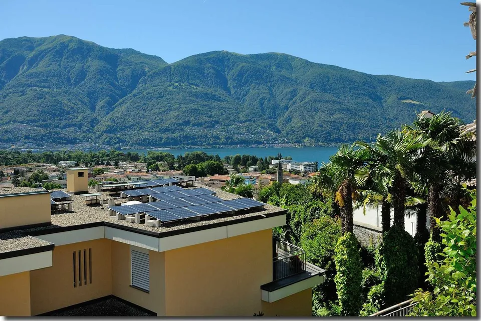 Maison charmante avec vue sur Ascona et le lac Majeur