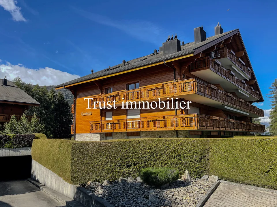 3001. Bel appartement de 3.5 pièces, centre Crans