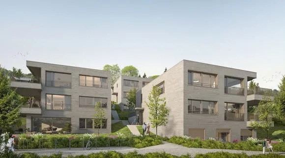 Moderne 3.5-Zimmer-Neubauwohnung mit Seesicht in Rorschacherberg