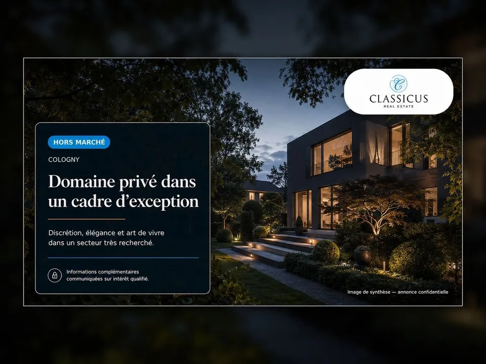 Hors marché - Domaine privé confidentiel à Cologny