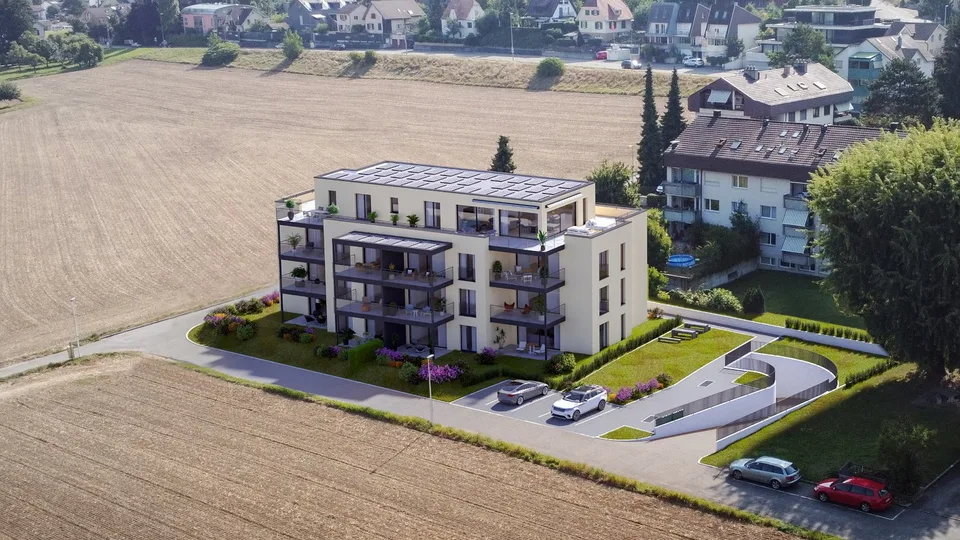 Neubau: 2.5-Zimmer-Wohnung mit Garten in Oberwil