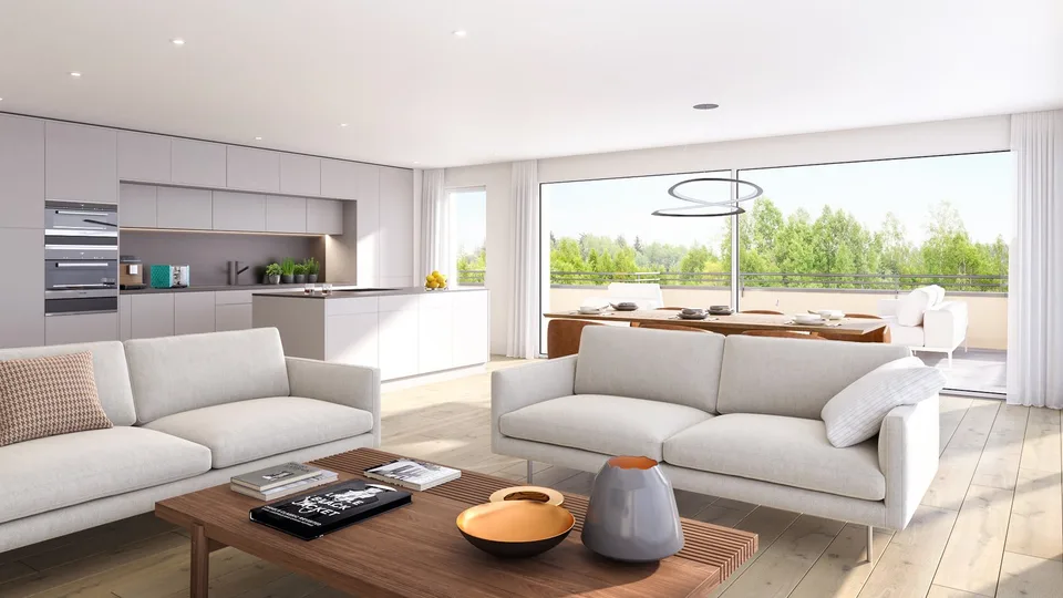 Neubau: 2.5-Zimmer-Wohnung mit Garten in Oberwil – Foto 7 von 8