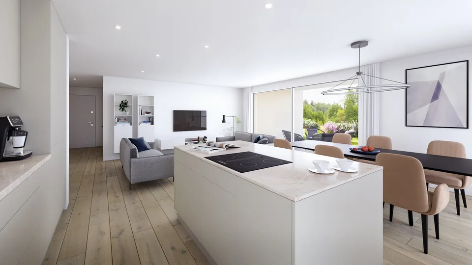 Neubau: 2.5-Zimmer-Wohnung mit Garten in Oberwil – Foto 6 von 8