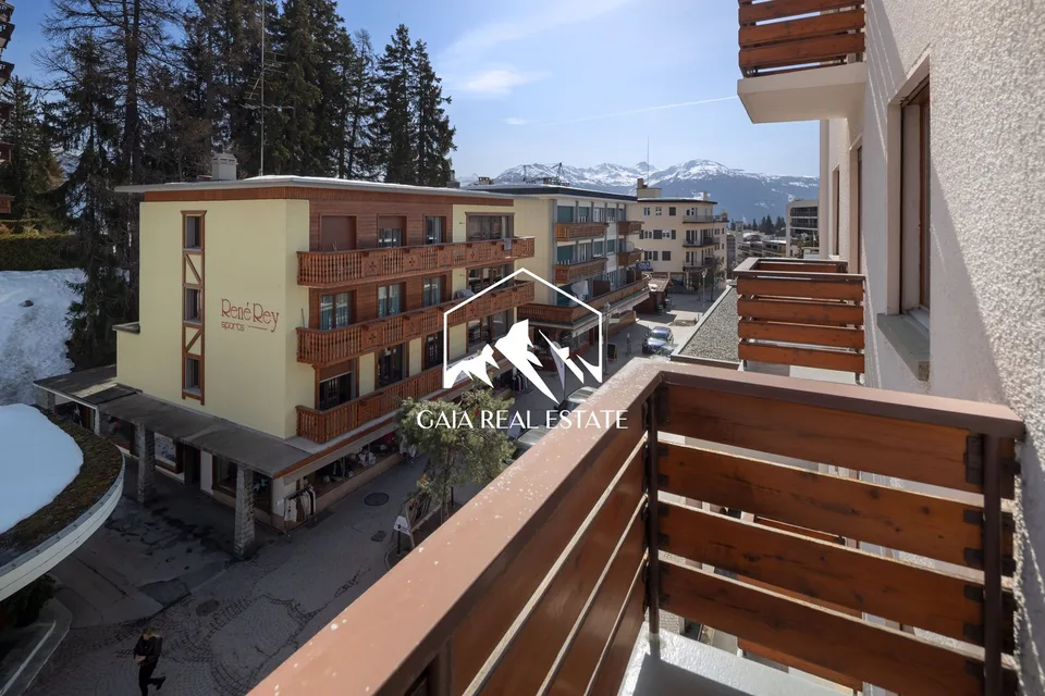 3,5 Zimmer in der Mitte von Crans Montana mit Aussicht und Garage – Foto 11 von 13