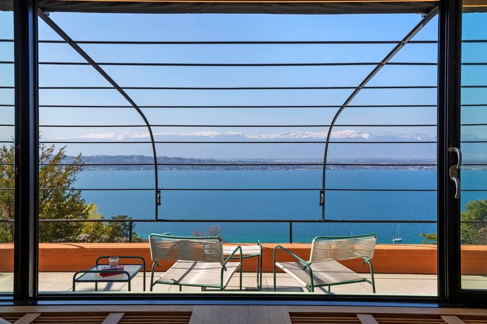 Splendide villa d'architecte avec vue lac