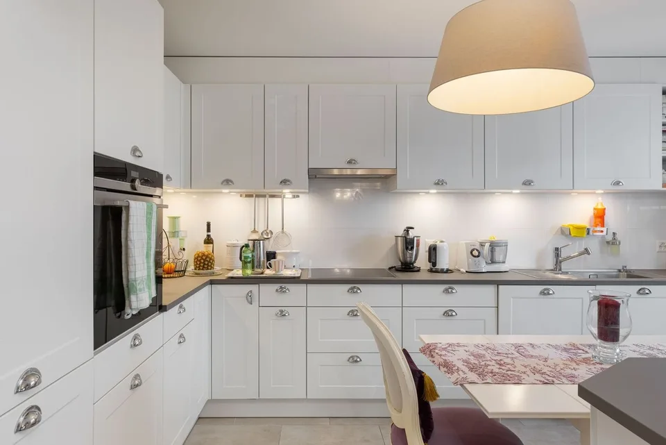 Prächtige Wohnung mit großem Garten, großer Terrasse und Blick auf den See und die Alpen