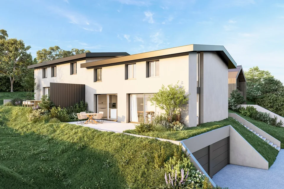 Maison mitoyenne moderne de 4.5 pièces à Delémont – Disponible 2027