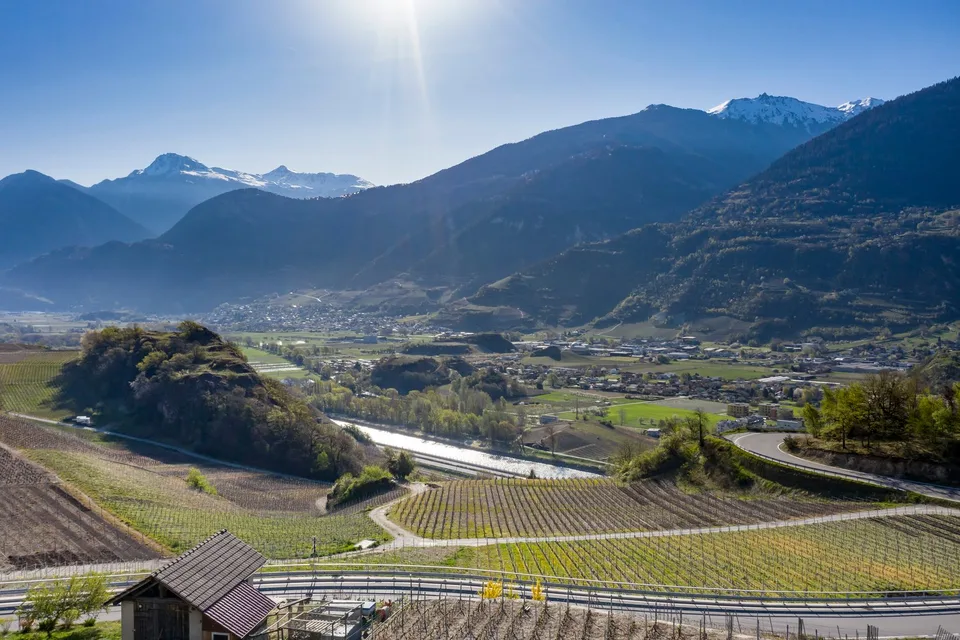 Magnifique appartement de 3,5 pièces avec terrasse à Flanthey
