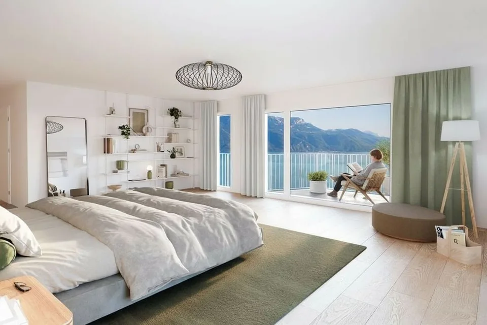 Prestigieux 5.5 pièces avec immense terrasse au rez - Vue panoramique sur le lac