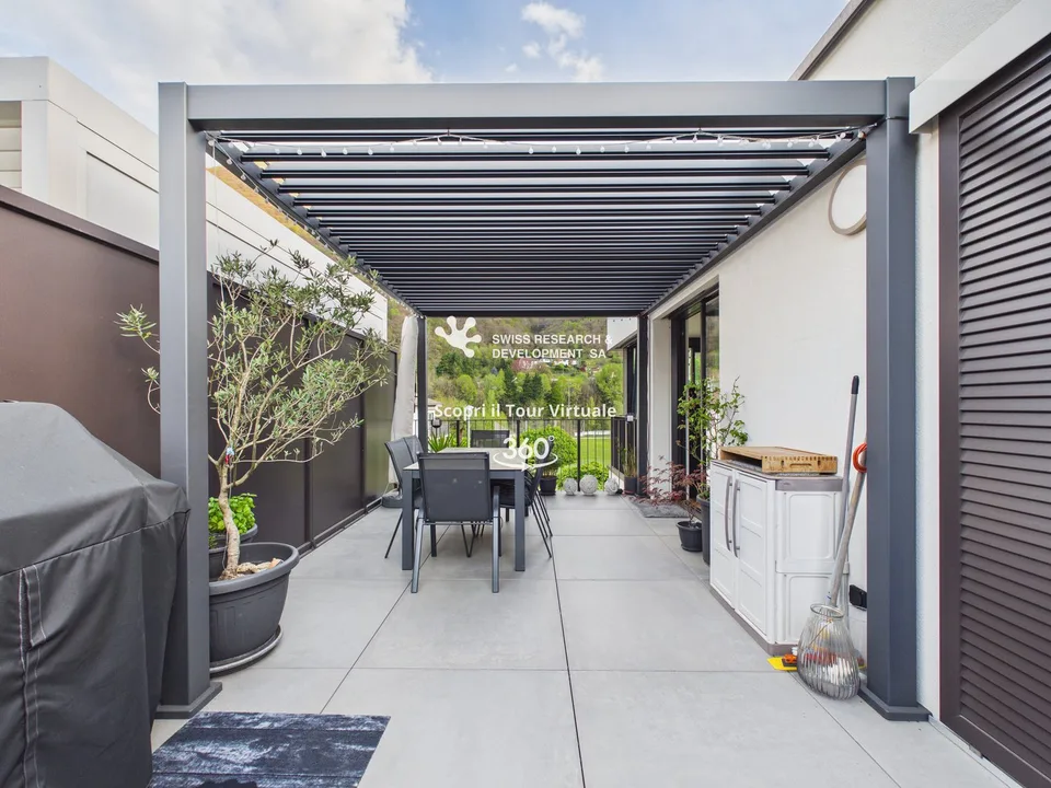 CONTEMPORANEO APPARTAMENTO DI 3,5 LOCALI CON AMPIA TERRAZZA E DOMOTICA INTEGRATA – Foto 8 von 26