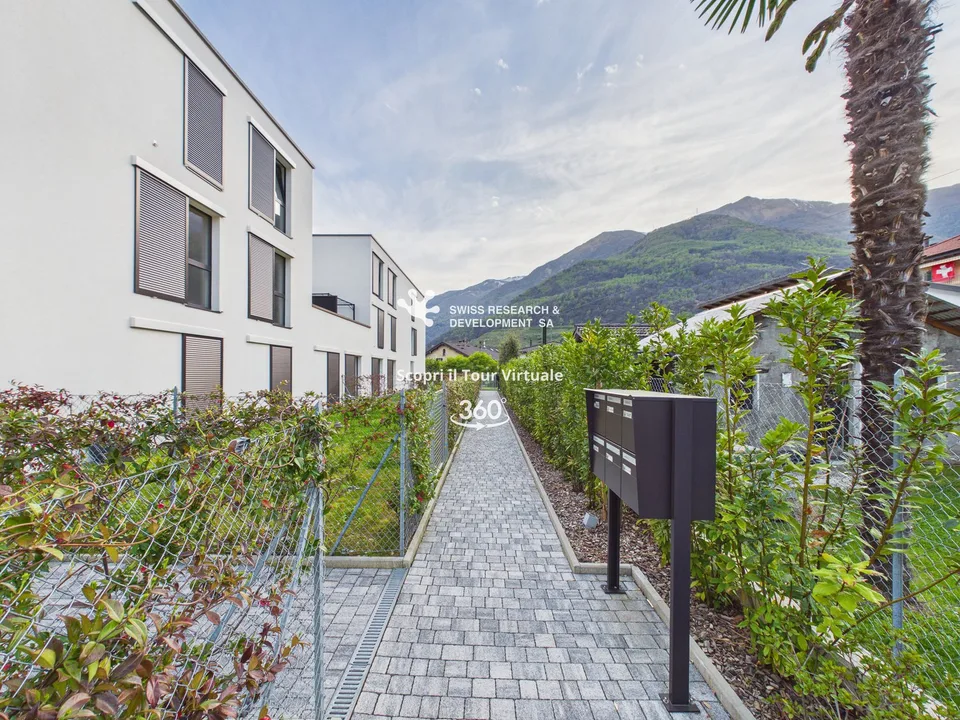 CONTEMPORANEO APPARTAMENTO DI 3,5 LOCALI CON AMPIA TERRAZZA E DOMOTICA INTEGRATA – Foto 23 von 26