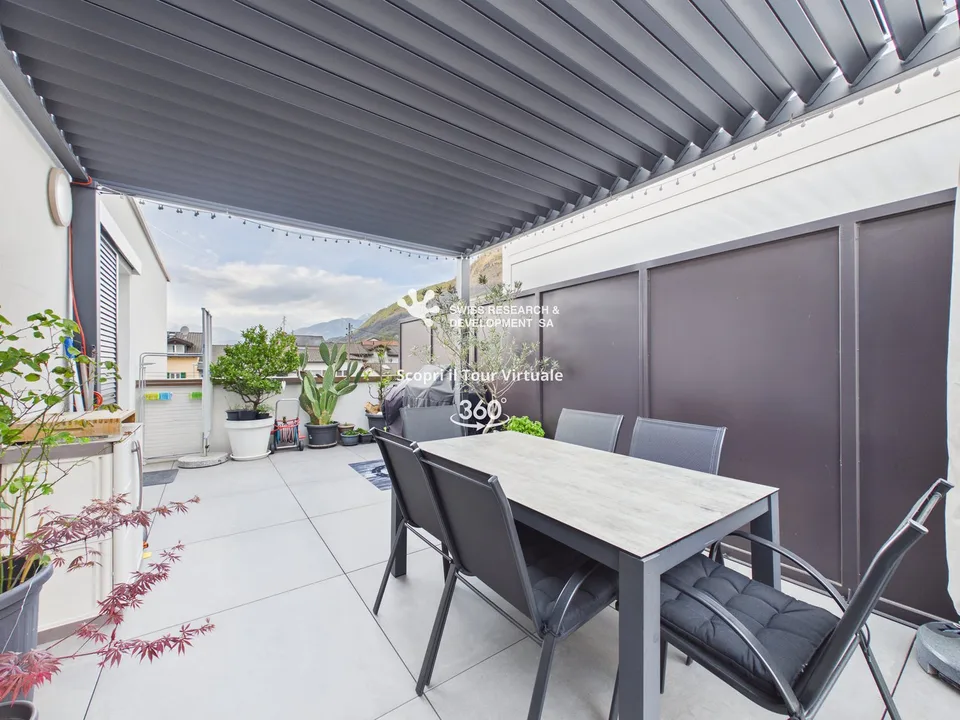 CONTEMPORANEO APPARTAMENTO DI 3,5 LOCALI CON AMPIA TERRAZZA E DOMOTICA INTEGRATA – Foto 7 von 26