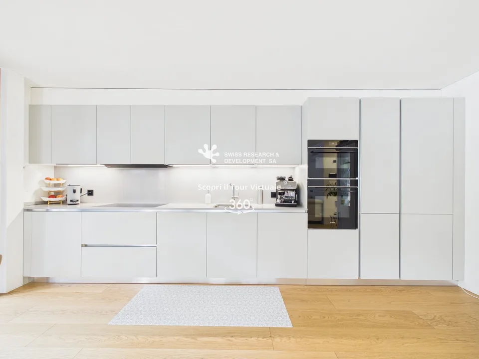CONTEMPORANEO APPARTAMENTO DI 3,5 LOCALI CON AMPIA TERRAZZA E DOMOTICA INTEGRATA