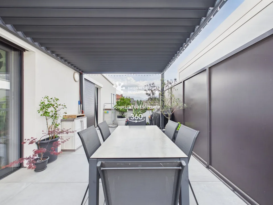 CONTEMPORANEO APPARTAMENTO DI 3,5 LOCALI CON AMPIA TERRAZZA E DOMOTICA INTEGRATA – Foto 9 von 26