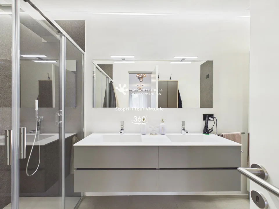 CONTEMPORANEO APPARTAMENTO DI 3,5 LOCALI CON AMPIA TERRAZZA E DOMOTICA INTEGRATA – Foto 14 von 26
