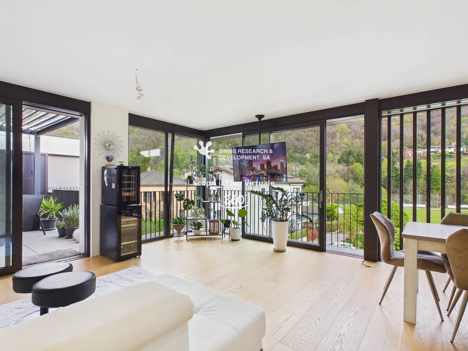 CONTEMPORANEO APPARTAMENTO DI 3,5 LOCALI CON AMPIA TERRAZZA E DOMOTICA INTEGRATA – Foto 6 von 26