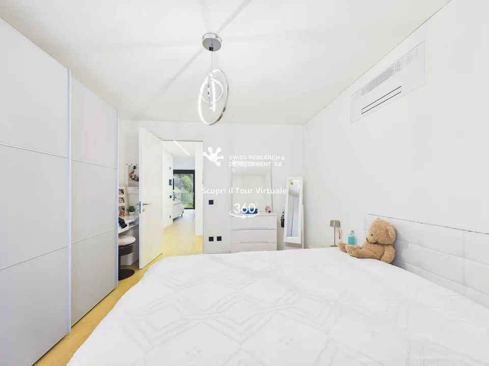 CONTEMPORANEO APPARTAMENTO DI 3,5 LOCALI CON AMPIA TERRAZZA E DOMOTICA INTEGRATA – Foto 17 von 26