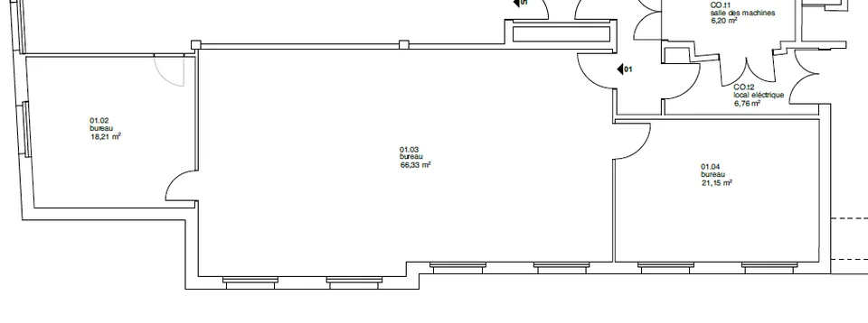 Grosszügige Büroräumlichkeiten im Zentrum von Brig