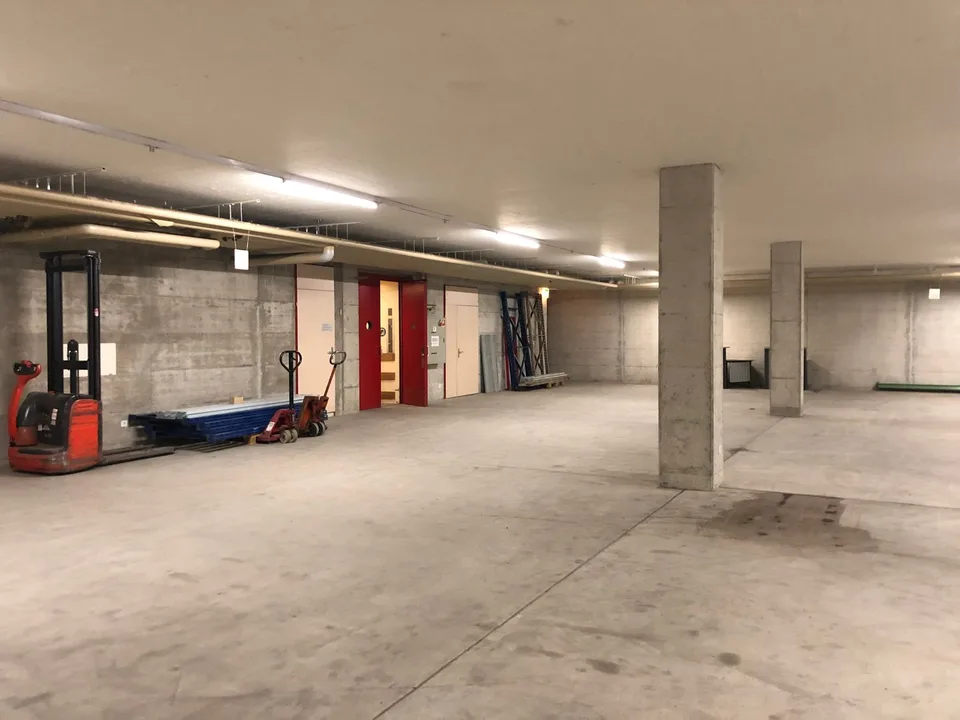 Storage space in the basement