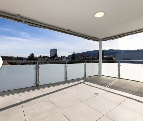 Moderne 3-Zimmer-Wohnung mit Balkon und herrlicher Aussicht in Reinach