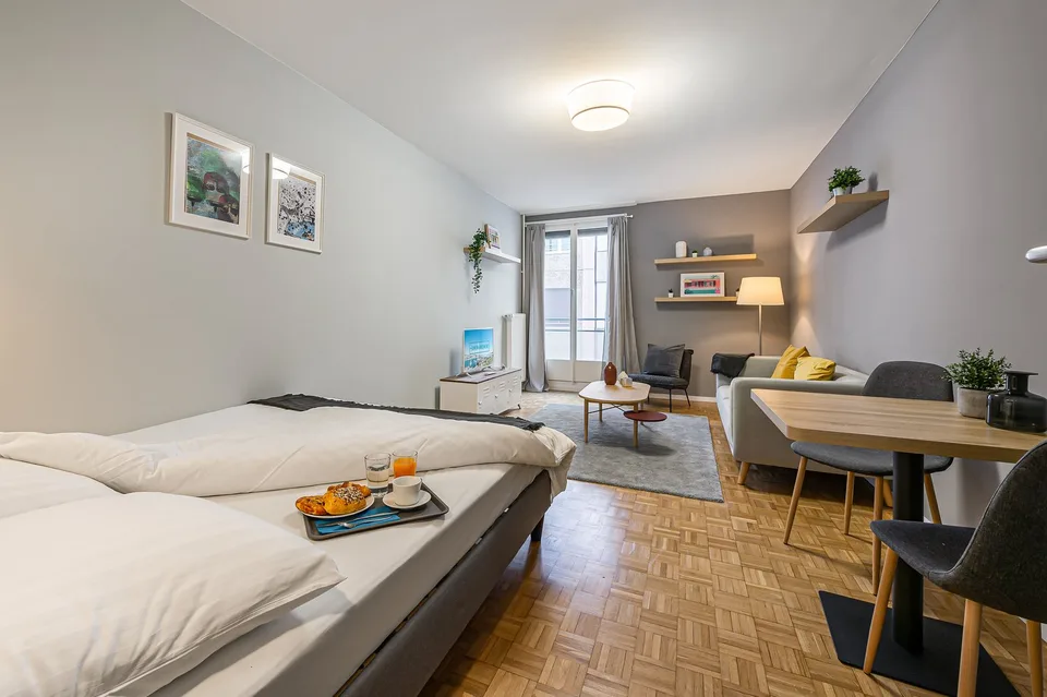 ✨ Studio Meublé et Confortable à Louer – Rue de Richemont, Proche Quartier des Pâquis ✨
