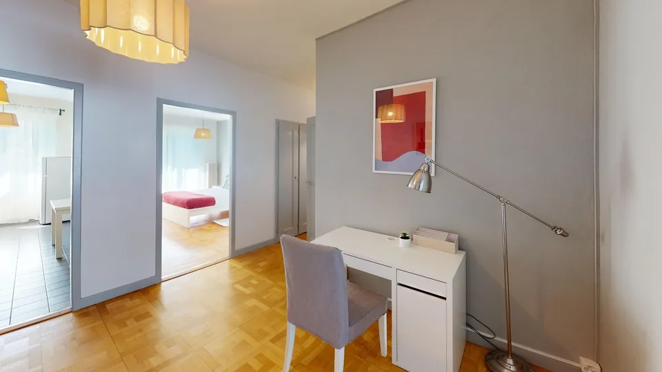 Luminous 2-bedroom apartment Located near Rue de Lyon, close to Geneva city centre – Foto 18 von 19
