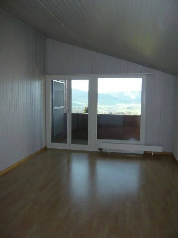 Appartamento soleggiato 2 locali in mansarda con vista panoramica