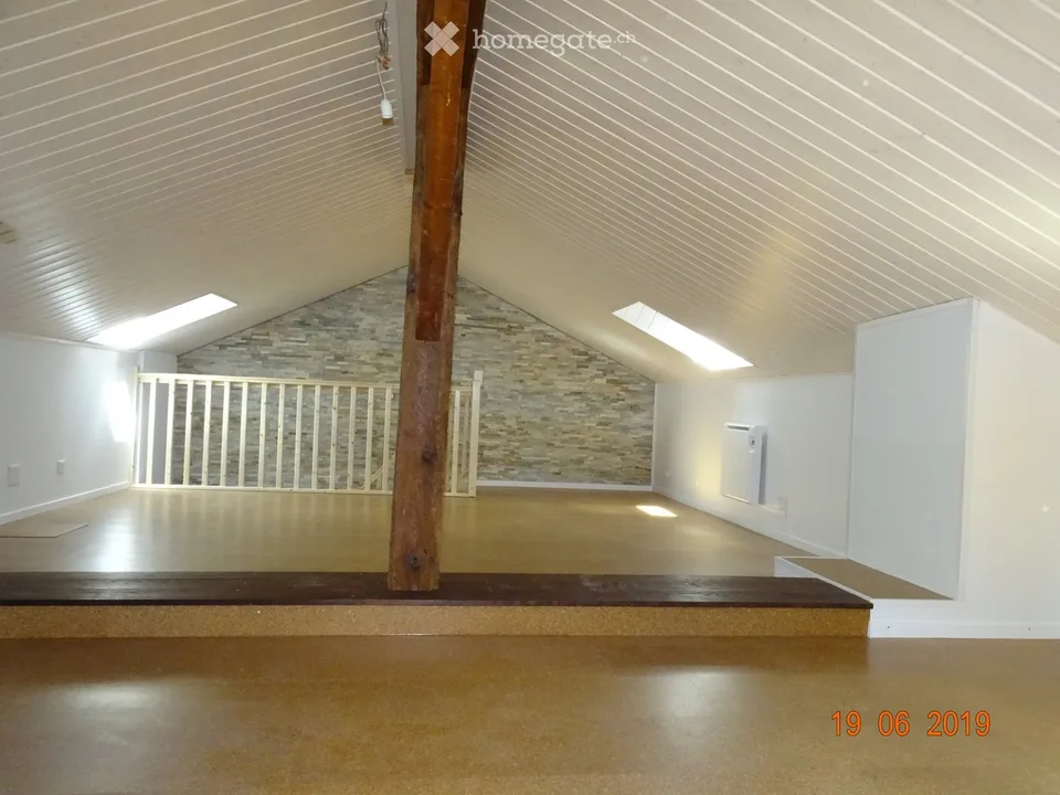 4 p. en duplex, vue plaine , libre 15.7.26