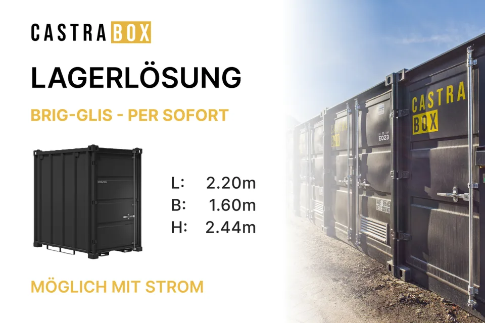 NEU Lagerlösung Castrabox mieten in Brig Glis