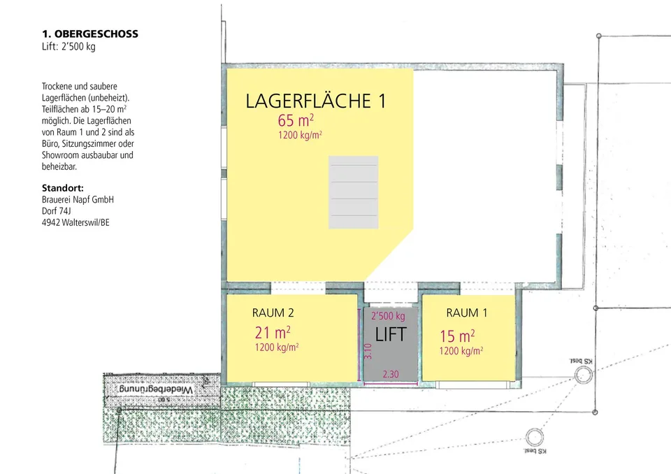 Commerciale/Laboratorio/Magazzino con Ufficio & Parcheggio; 25 m² a 180 m² per PMI/Hobby