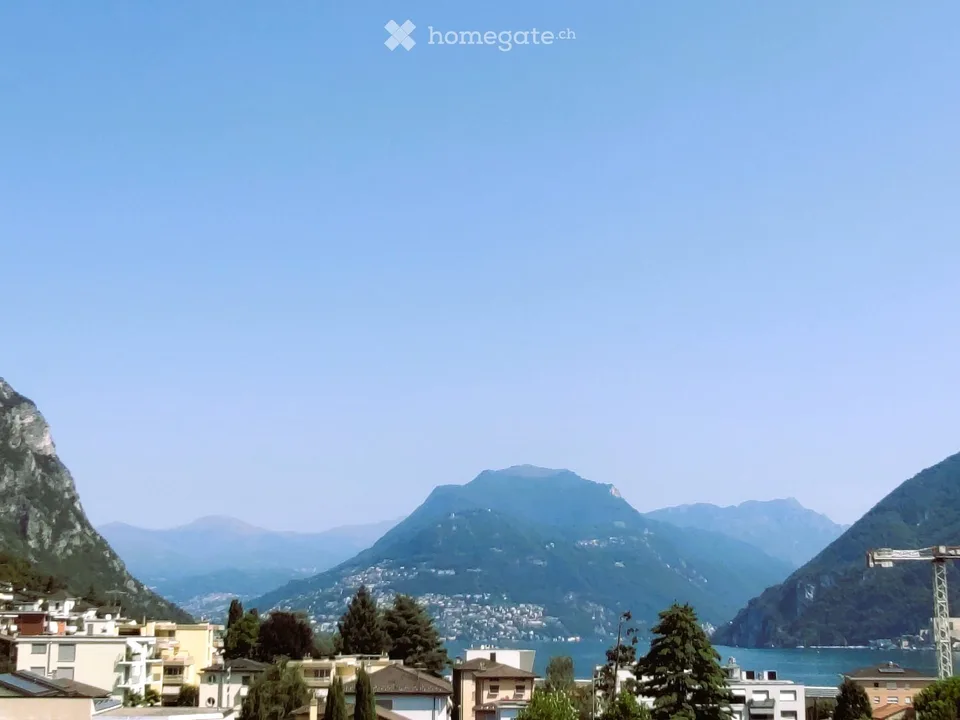 Wünderschönes Attikawohn mit See und Berge Panoramablick360